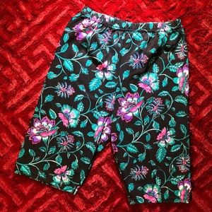 Vintage Floral Bike Shorts